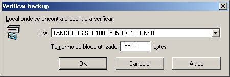 INTERFACE 101 Restaurando backups especiais Nesta janela, você poderá iniciar a restauração de um backup de uma base de dados.