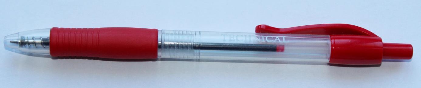 Para um melhor conhecimento do processo de montagem resolveu-se decompor a caneta em várias peças.