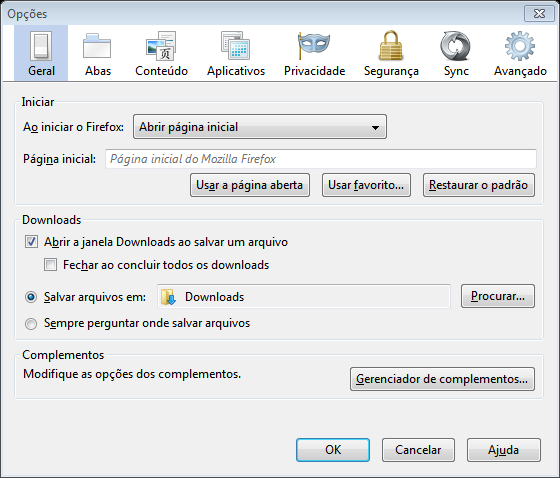 Mozilla Firefox Para fazer esta configuração, primeiro acesse o Mozilla Firefox ( ) e abra a página da Unimed Ji-Paraná (www.unimedjpr.com.