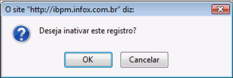 Ao selecionar-se um registro, ele poderá ser alterado. Após as devidas alterações, clique no botão. Um novo registro poderá ser cadastrado.