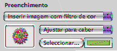 Ajustar: Redimensiona a imagem de modo a ajustar-se o melhor possível às dimensões do objecto.