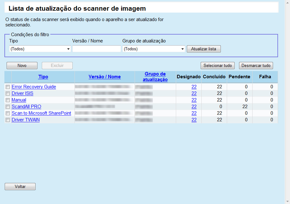 A janela [Exportar as configurações do Agent] será exibida novamente.