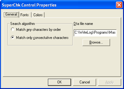 WriteLog Arquivos Master e Country Configurando o SUPERCHECK PARCIAL para o MASTER CORRETO T SETUP \ SUPER CHECK