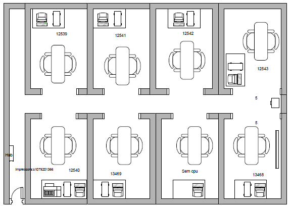 FACISA - PRÉDIO 220 BUSINESS GAME Térreo Atualmente composto de 8 PCs Itautec Infoway Business, com sistema operacional Windows XP