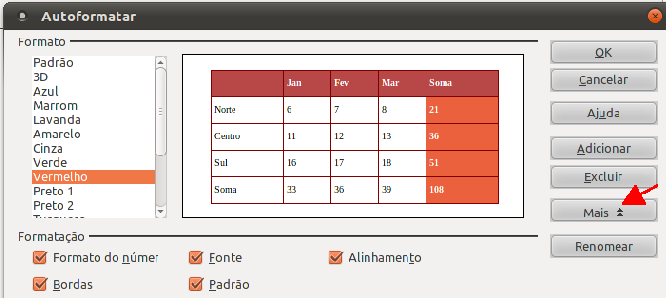 Quando se utiliza os atalhos da barra Tabelas é importante considerar a posição em que o cursor está inserir linha: será inserida 1 linha abaixo da linha inserir coluna: será inserida 1 coluna à