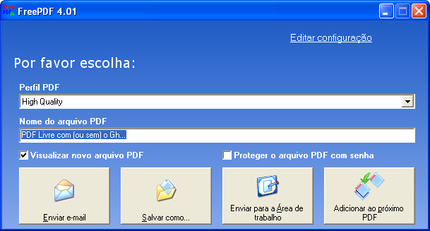 9 de 10 02/04/2011 15:38 Durante a impressão, surgirá a janela do assistente FreePDF, solicitando o nome e destino do arquivo PDF.