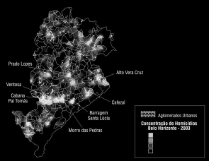 Figura 1 Taxa de homicídios por 100 mil habitantes no município do Rio de Janeiro: Áreas Integradas de Segurança Pública (AISPs) 2003 AISPs 16 e 22 AISP 17 AISP 14 AISP 9 AISP 27 AISP 39 AISP 18 AISP