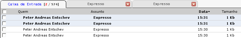 2. Utilizando o ExpressoMail O ExpressoMail é o novo módulo de correio do Expresso. Com a aplicação de novas tecnologias, deve ser mais ágil e rápido.