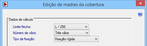 3D 10 Prima Aceitar. Em Categorias de utilização, seleccione Coberturas. Fig. 2.8 Prima Aceitar. Seguidamente dimensionam-se as madres da cobertura.