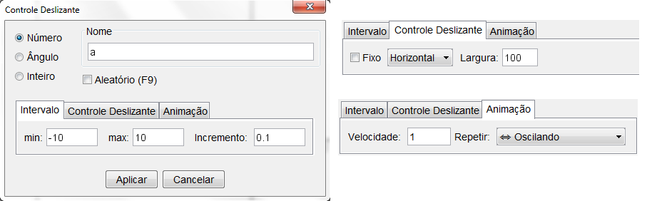 Uma possível atividade: coeficientes da função quadrática Toda função quadrática ou função polinomial do 2º grau segue f: R R na forma ax 2 + bx + c, com a 0, variável x, e os coeficientes a, b, c R.