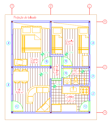 54 Figura IV. 4 Planta de Arquitetura humanizada.