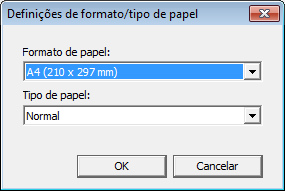 3. Imprimir Documentos Driver de impressão (caixa de diálogo Preferências de impressão): Clique no separador [Papel/ QualidadeImpr]. 2.