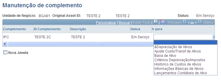 Data Início Validade/Data Fim Validade Informe o período de vigência para cálculo da depreciação.