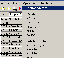 39 Clicar no botão executar para que o programa inicie a tabulação.