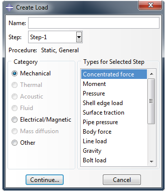 4.2.6 Load Para a análise de Elementos Finitos, é importante definir o tipo de carregamento ao qual o modelo está submetido e suas condições de contorno. A Fig. 4.