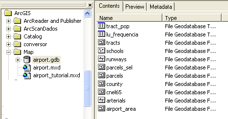 Adicionar dados a partir do ArcCatalog Você agora irá adicionar, no data frame Densidade Populacional, os layers que você necessita a partir do ArcCatalog.