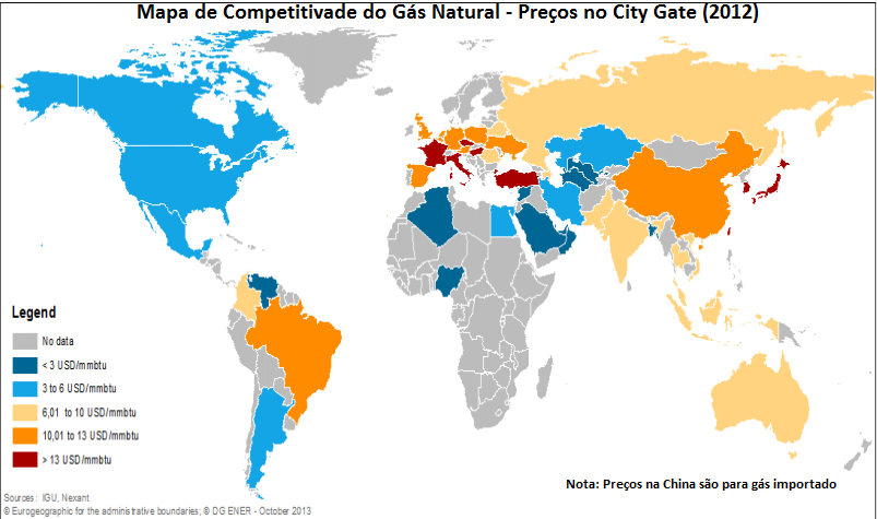 mais caro do que nos países europeus. O preço ao consumidor residencial chega a 450% do preço residencial nos EUA e é 26% mais caro que no Reino Unido.