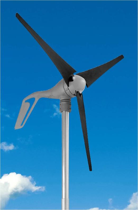 Geração de Energia Eólica Aerogerador: Aerogerador Converte energia eólica em energia elétrica, silencioso, eficiente e com engenharia de ponta.