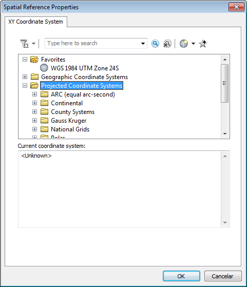 ArcGIS 10.2.2 passo a passo: fotointerpretação e edição de dados espaciais 2 3 4. Na caixa de diálogo Create New Shapefile, na caixa de entrada Name, digite Fotointerpretacao_Nascentes; 5.