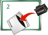 gratuito de devolução de cartuchos Lexmark vazios para reciclagem adequada na Lexmark. Garantimos o manuseio adequado dos cartuchos com nenhum desperdício para os aterros. Vá para www.lexmark.