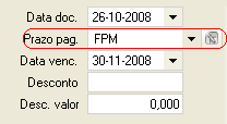 Assim, ao digitar o artigo, introduzindo o código do Fornecedor / Cliente, o programa automaticamente transforma esse código, no seu código normal.