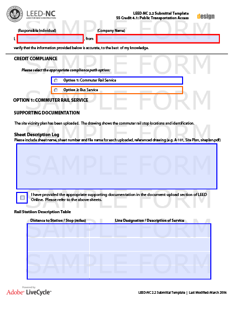 ANEXO B Modelo de formulário (template para o crédito