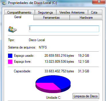 7.8.2 NTFS Maior suporte para discos rígidos de maior capacidade.