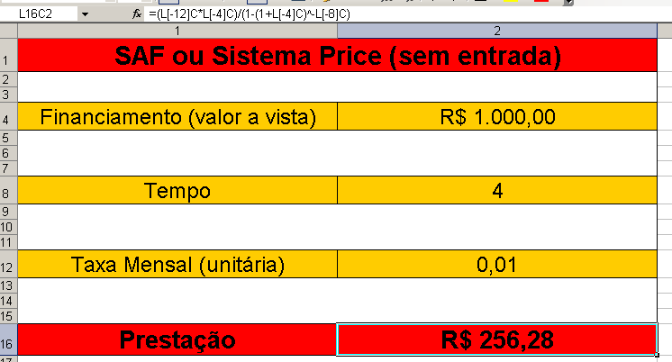 Figura 8: Resolução do problema 5 parte 4 No caso deste problema, que tem apenas 4 parcelas, não é muito vantajoso resolver pela soma da PG, mas, considerando muitas parcelas, fica inviável o cálculo