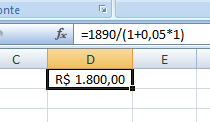 (Administrador Júnior Petrobras CESPE 2007) João pagou R$ 1.890,00 por um empréstimo que ele tomou por um mês.