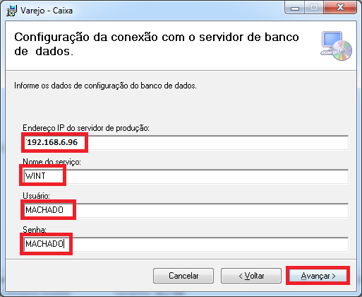 Página 9 Vá em \\192.168.6.199\p\varejo\Arquivos.