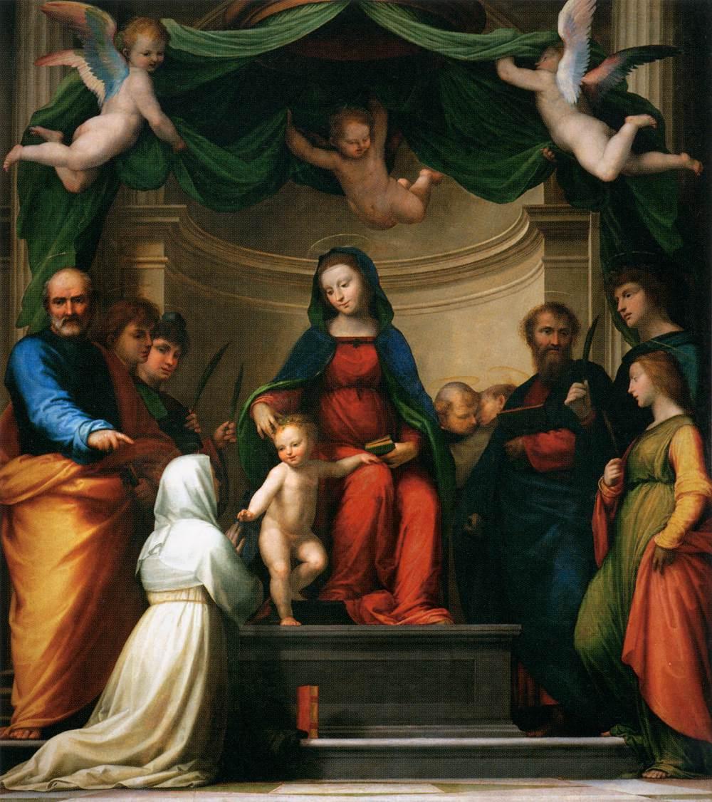 Figura 8 - Fra Bartolomeo O Casamento de Santa Catarina de