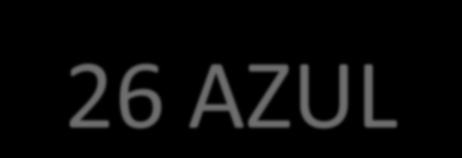 NR-26 AZUL O azul será utilizado para indicar Cuidado!, ficando o seu emprego limitado a avisos contra uso e movimentação de equipamentos, que deverão permanecer fora de serviço.