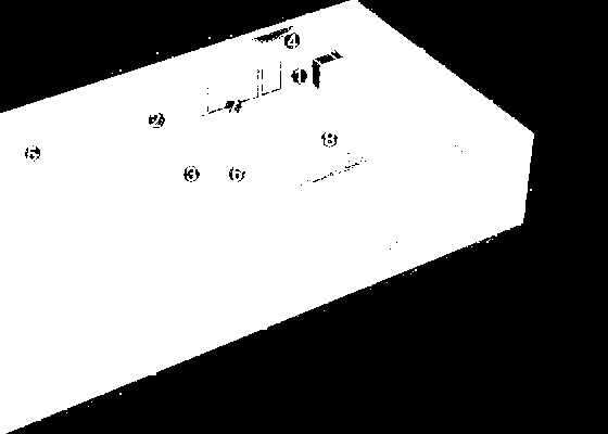 alta sensibilidade 4- Sala técnica 5- Áreas