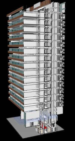 Arquitetura O modelo deverá conter informações como: Modelo 3D: Alvenarias, revestimento de paredes, vedações, Piso elevados, revestimento de piso, acabamentos gerais Forro, molduras,