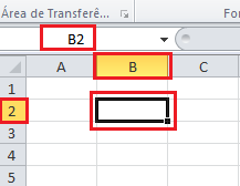 + Interface Movimentação na planilha O Excel possui um cursor (assim como o Word) para