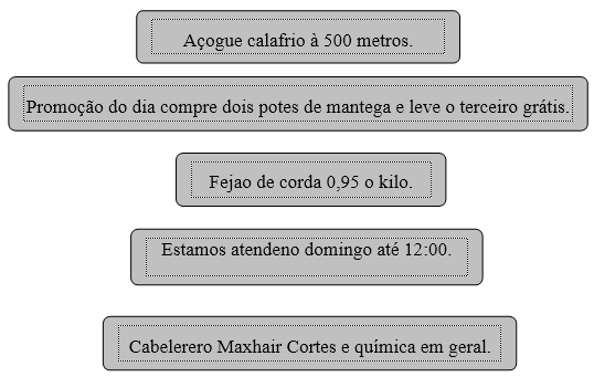 latim até os dias atuais na língua portuguesa. 5. Análise de dados A seguir serão apresentadas as frases coletadas na pesquisa.