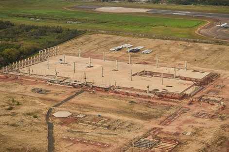 PORTO ALEGRE/RS Terminal de Cargas Construção do novo Terminal de Cargas DESCRIÇÃO: Construção de novo complexo de logística de cargas, com pátio de aeronaves, edifício de administração e órgãos