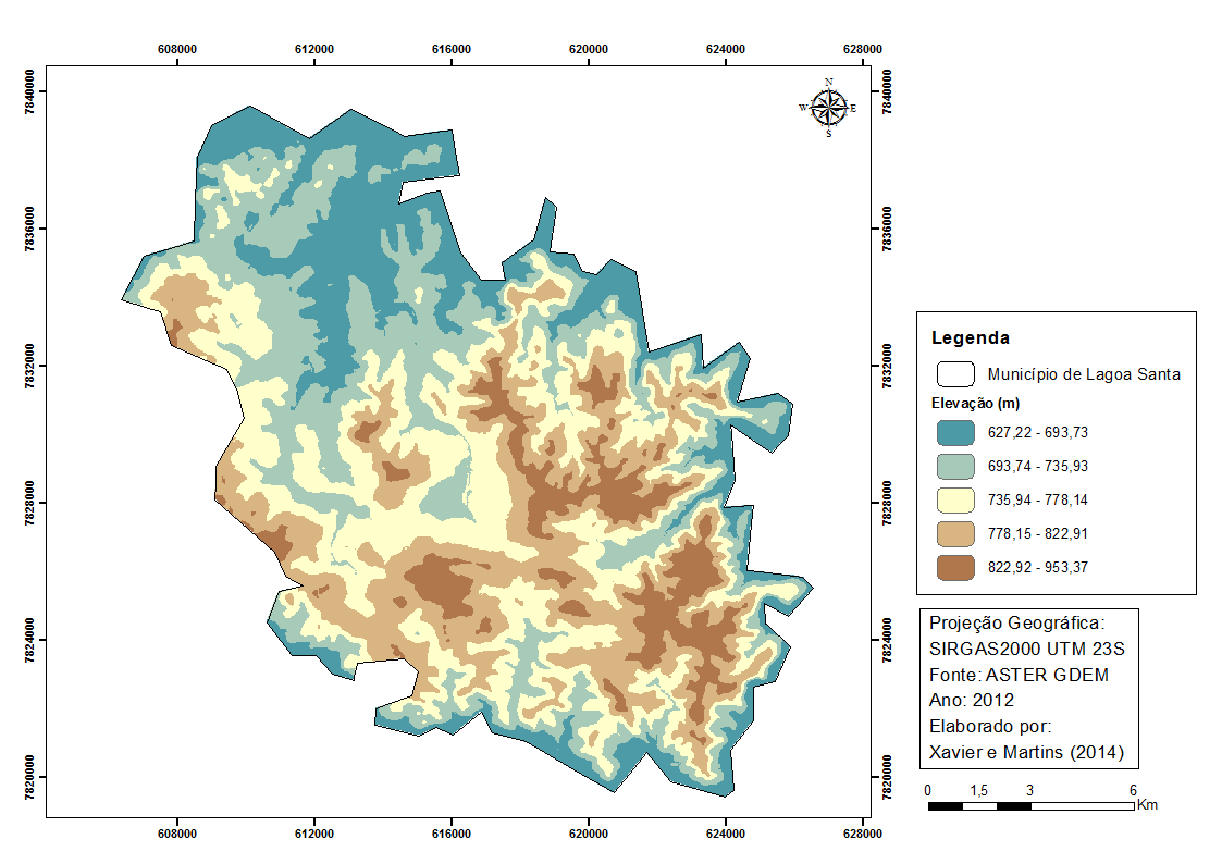 No geoprocessamento de imagens de relevo existem funções específicas para correção dos dados, e assim o primeiro procedimento para que o modelo digital de elevação ASTER se torne consistente com a