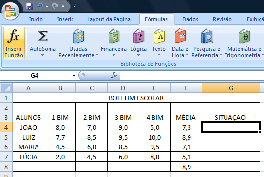 15 Função SE = SE(Condição; Verdadeiro;Falso) Essa função permite estabelecer uma condição de executar um cálculo ou de determinar um determinado valor em uma célula.