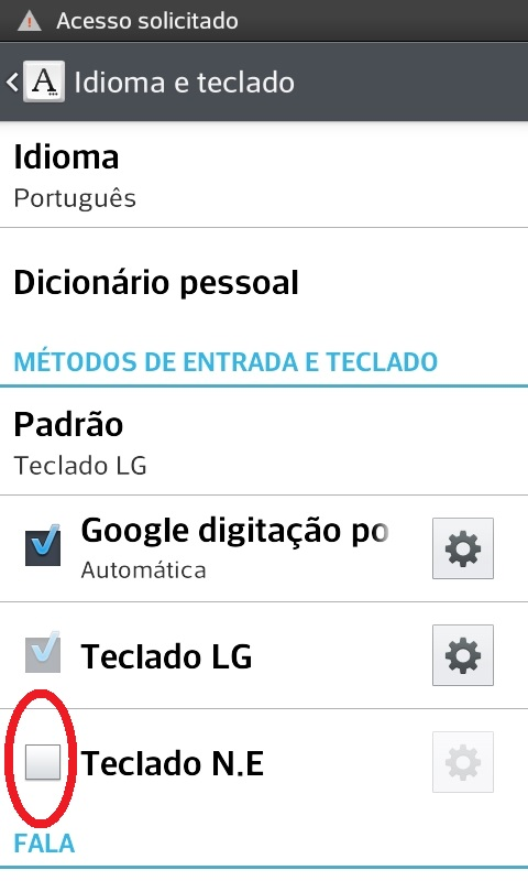 Se você não fazer essa configuração a função teclas digitadas não funciona,então vamos lá,quero que você entenda o que vamos fazer,agente acabou de instalar o Teclado N.