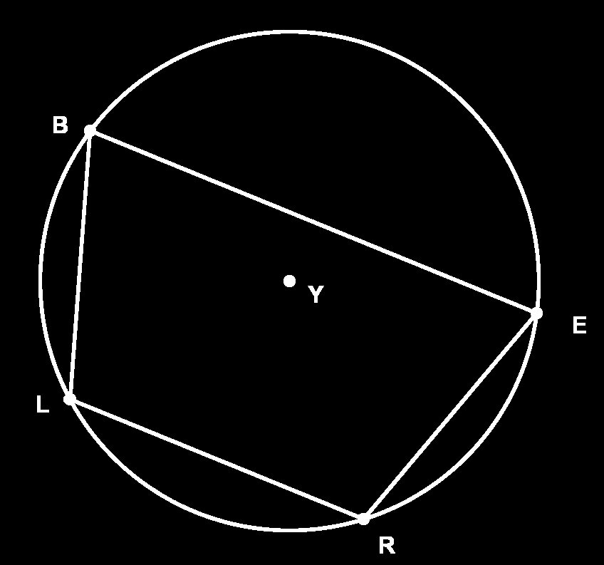 O Círculo Figura 6.19: 8. Na figura 6.19 MO = IX. Prove que MI = OX. 9. Na figura 6.20 sabe-se que Y é o centro do círculo e que BL = ER. Mostre que BE é paralelo a LR.