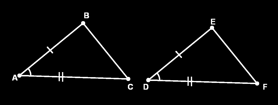Congruência e Â = ˆD, ˆB = Ê, Ĉ = ˆF. De fato, para que dois triângulos sejam congruentes é necessário que as seis congruências acima sejam satisfeitas.