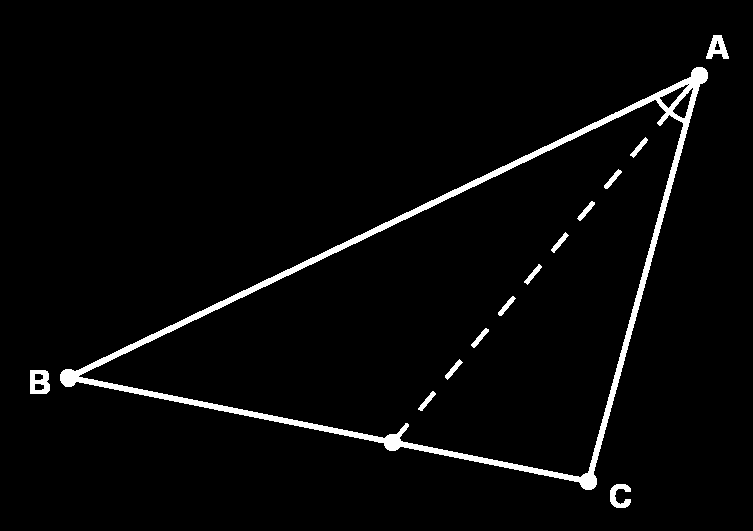 Geometria Euclidiana Plana Definição 3.4. Seja ABC um triângulo e D um ponto da reta que contém B e C.