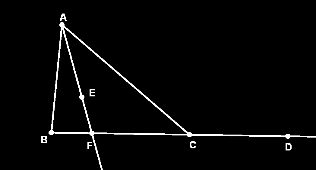 Geometria Euclidiana Plana Teorema 4.2. (Teorema do Ângulo Exterior): Um ângulo externo de um triângulo é maior que qualquer ângulo interno não adjacente a ele. AULA 4 Figura 4.