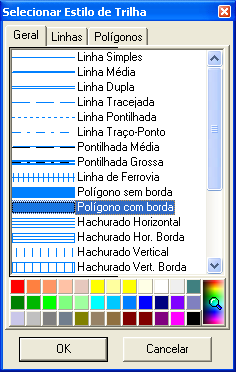 Apagando uma Trilha Para apagar uma Trilha ou somente um de seus segmentos, o Usuário deve primeiro selecioná-los. Para isso, consulte o tópico Selecionando Dados.