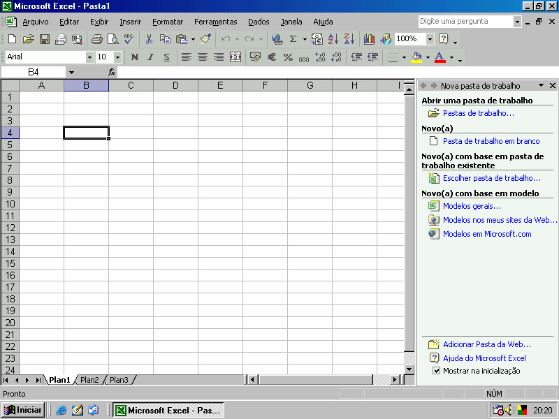 Planilhas Excel As planilhas do Excel vêm dentro de uma pasta de trabalho. Uma pasta de trabalho é uma coleção de planilhas, é um tipo de imitação eletrônica de um fichário com planilhas impressas.