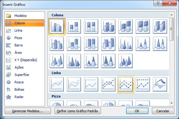17 Imagem do Arquivo: insere uma imagem de um arquivo. Clip-art: é possível escolher entre várias figuras que acompanham o Microsoft Office.