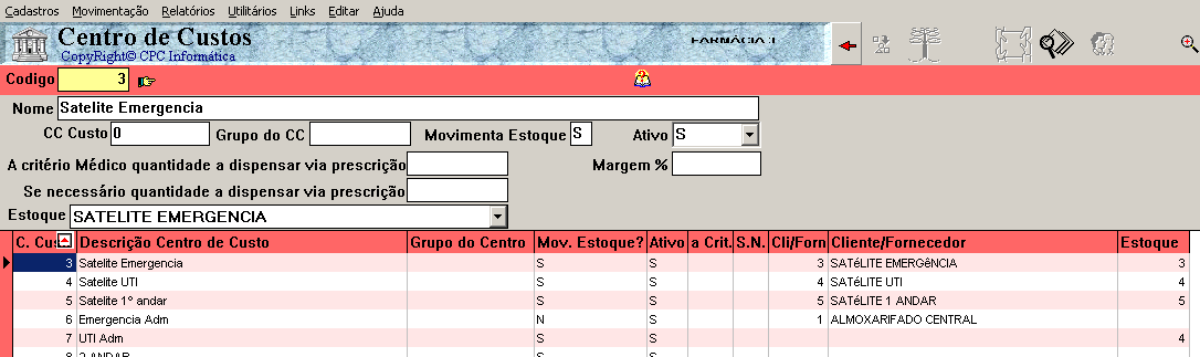 - 94 - Saída Direta Na saída direta ao confirmar a saída tipo transferência o sistema automaticamente gerará a entrada no estoque que foi transferido.