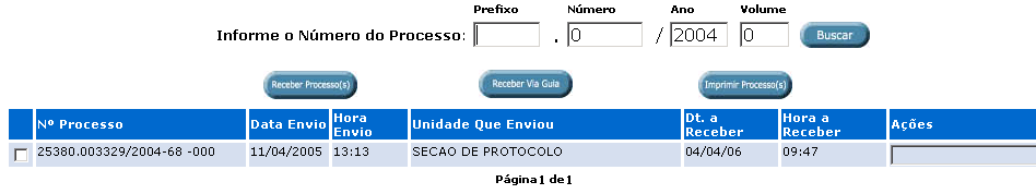 MOVIMENTAÇÕES Este é o Menu das Movimentações, nele o usuário poderá receber, enviar, anexar e arquivar de forma rápida seus processos. E ainda, poderá emitir folha de despacho.