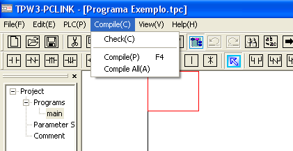 18 Compile Menu (Menu Compilar) - Check ( Verificar ) : Verifica erros em todo o programa; - Compile ( Compilar ) : Compila o programa atual; - Compile All ( Compilar tudo ) : Compila todos os